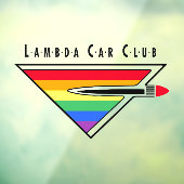 Lambda Car Club Logo window cling ウィンドウサイン (シート3)