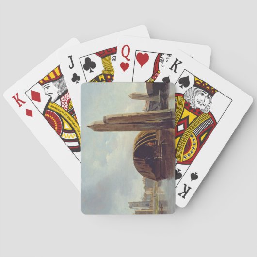 Lambeth (パネルの油)の眺め トランプ (裏面)