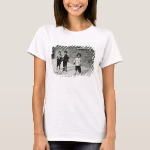 Lambeth (b/wの写真)の浮浪児 tシャツ