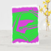 Lamboの芸術 カード (黄色い花)