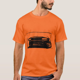 Lambo LP400スケッチグラフィックティー Tシャツ
