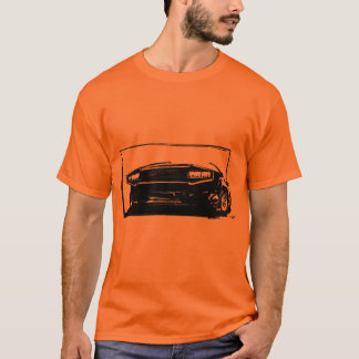 Lambo LP400スケッチグラフィックティー Tシャツ