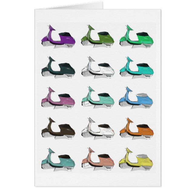 Lambrettaのポップアート (正面)