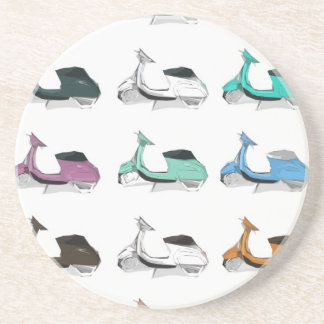 Lambrettaのポップアート コースター