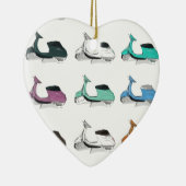 Lambrettaのポップアート セラミックオーナメント (右)