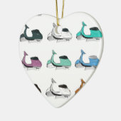 Lambrettaのポップアート セラミックオーナメント (左)