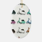 Lambrettaのポップアート セラミックオーナメント (右)