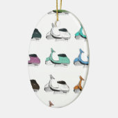 Lambrettaのポップアート セラミックオーナメント (左)