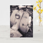 Lambretta 150 ld カード (黄色い花)