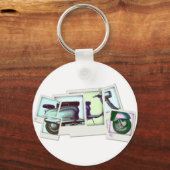 lambretta photo montage キーホルダー (正面)