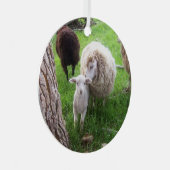 LambsとEwes Cuenessの定義 メタルオーナメント (正面右)