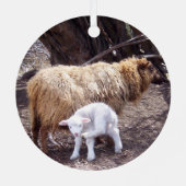 LambsとEwes Cuenessの定義 メタルオーナメント (裏面)