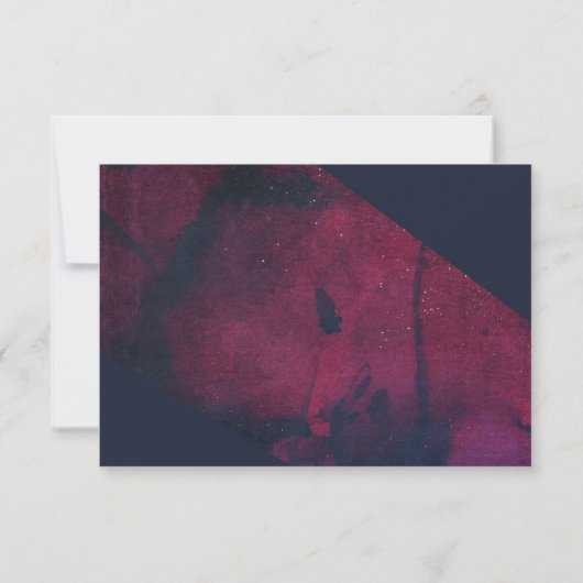 Lambs RSVPとともにクリスマス・エンジェル・シェパード 出欠カード (裏面)