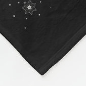 Lambs Sheep Santa Sleigh Flying Funny Magical Chri フリースブランケット (角)