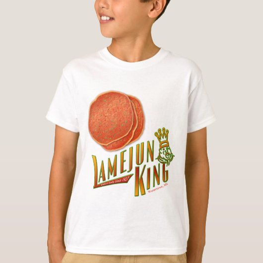 Lamejun王、アルメニアピザのシェフ! Tシャツ (正面)