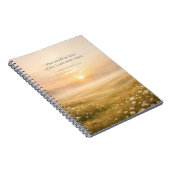 Lamentations 3:22 Bible Verse Christian Faith ノートブック (右側)