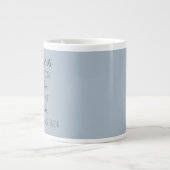Lamentations 3:24 Hope Bible Verse Mug  ジャンボコーヒーマグカップ (正面)