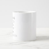 Lamentations 3:24 Hope Bible Verse Mug  ジャンボコーヒーマグカップ (正面)