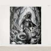 Lamia the Serpent Queen of Skulls タペストリー (正面)