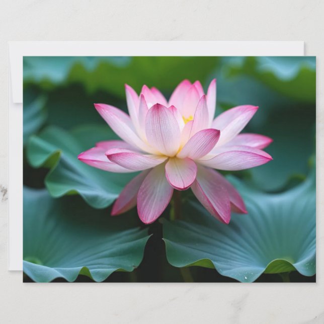 Lámina de papel ,Serenidad Floral (正面)