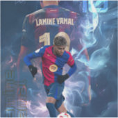 Lamine yamal Barcelona football player  シール (正面)