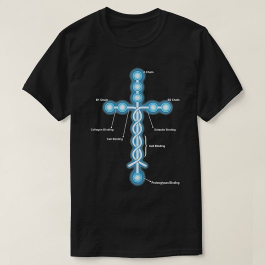 Laminin Cross 2 Gift Halloween Day Thanksgiving Ch Tシャツ (デザイン正面)