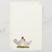 Lamonaの鶏 便箋 (正面/裏面)