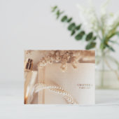 lamorous Vintage Literary Flat Lay Art ポストカード (スタンド正面)