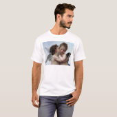 L'AmourとPsyché、Enfants -ウィリアムBouguereau Tシャツ (正面フル)