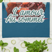 L'amour au sommet キッチンタオル (折り畳み)