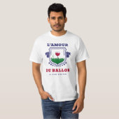 L'AMOUR DU BALLON (vin)  Tシャツ (正面フル)