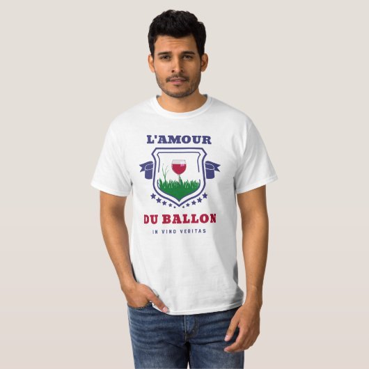L'AMOUR DU BALLON (vin)  Tシャツ (正面フル)