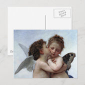 L'Amour et Psyche, Enfants - William Bouguerau ポストカード (正面/裏面)