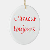 l'amour toujours セラミックオーナメント (右)
