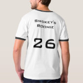 Lampin - SmokeyのまっすぐなRoomie Tシャツ (裏面フル)