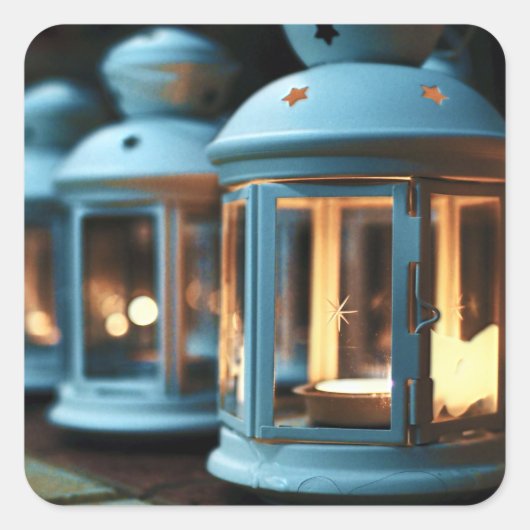 Lamps, Lanterns, and Candles スクエアシール (正面)