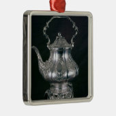 lampstandおよびバーナーが付いているティーポットそしてやかん メタルオーナメント (右)