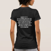 Lampstandレディースワイシャツ Tシャツ (裏面)