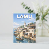 Lamu Kenya ポストカード (スタンド正面)