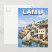 Lamu Kenya ポストカード (正面/裏面)