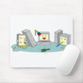 LANパーティーコンピュータ賭博のオタク系の マウスパッド (マウス)