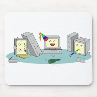 LANパーティーコンピュータ賭博のオタク系の マウスパッド
