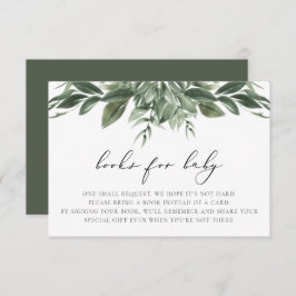 LANAボーモダンホグリーンリーブズベビーカード 招待状