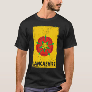 Lancashire Flag Idea For Women & England Uk Lancas Tシャツ