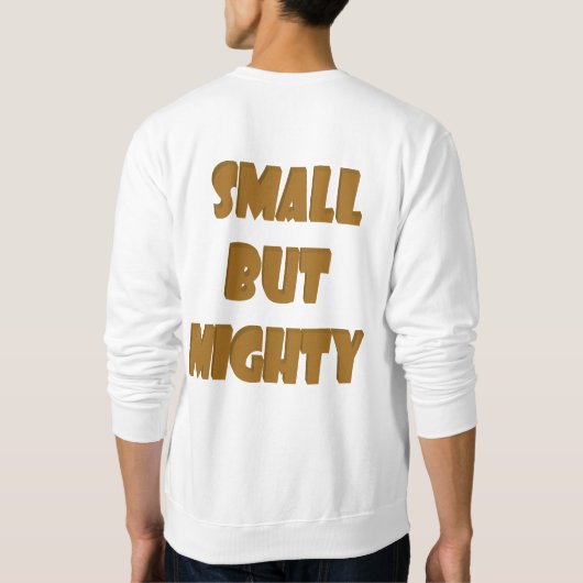 Lancashire Heeler Small But Mighty スウェットシャツ (裏面)