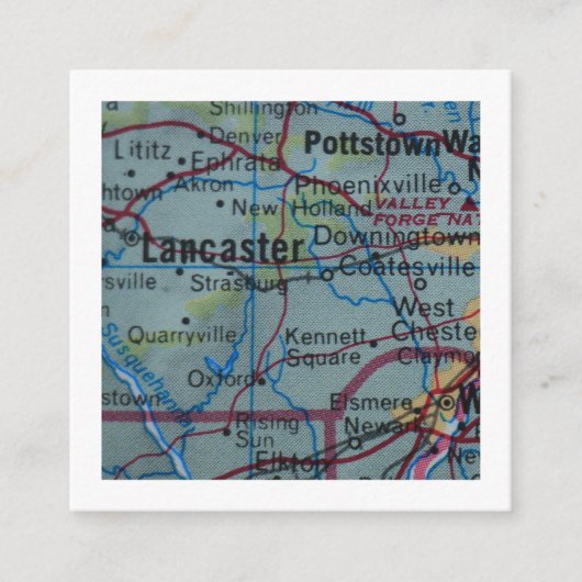 Lancaster引っ越しました新しいアドレスカード エンクロージャーカード (正面)