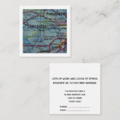 Lancaster引っ越しました新しいアドレスカード エンクロージャーカード (正面/裏面)