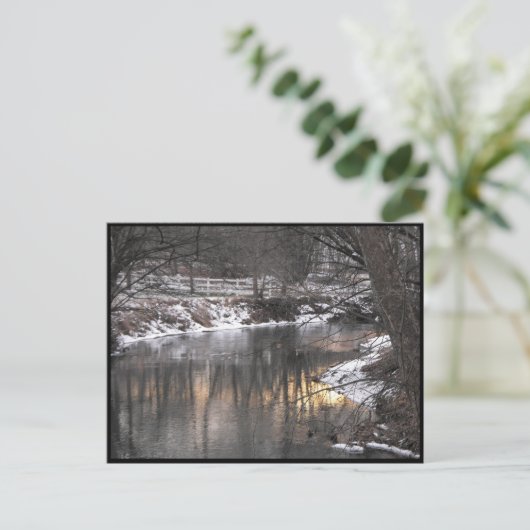 Lancaster Countyで～冬～ 1 ポストカード (スタンド正面)