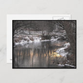Lancaster Countyで～冬～ 1 ポストカード (正面/裏面)