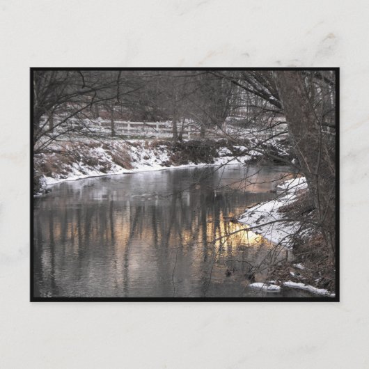 Lancaster Countyで～冬～ 1 ポストカード (正面)